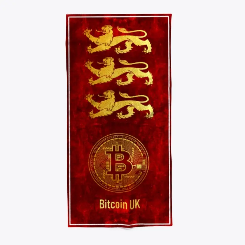 Bitcoin UK Beach Towel